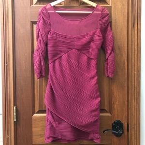 BCBGMaxazria Danika Illusion Mini Dress